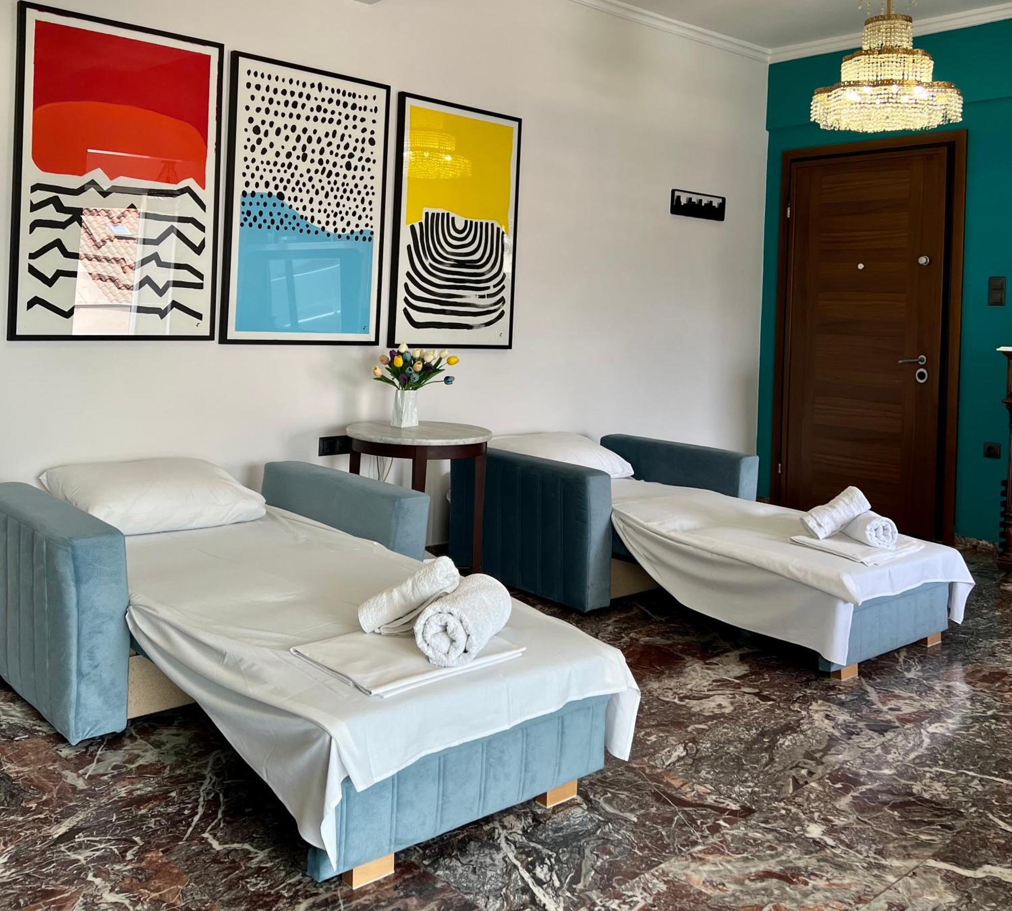 Happy Place! Big, Bright & Central - Ideal For Families And Groups Of Friends Patras Exteriér fotografie